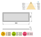 APLIC LED EMUCA ANDROMEDA LLUM BLANCA FREDA