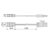 CABLE LYNX H 8MM