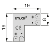 CONECTOR L LYNX 8MM (10MM)