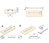 PERFIL DIFUSOR PLA LLUMS LED LYNX