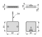 SENSOR LED WIRLY SWITCH/MOTION (MOVIMENT) 12/24V