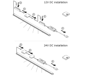 SENSOR LED WIRLY SWITCH/MOTION (MOVIMENT) 12/24V