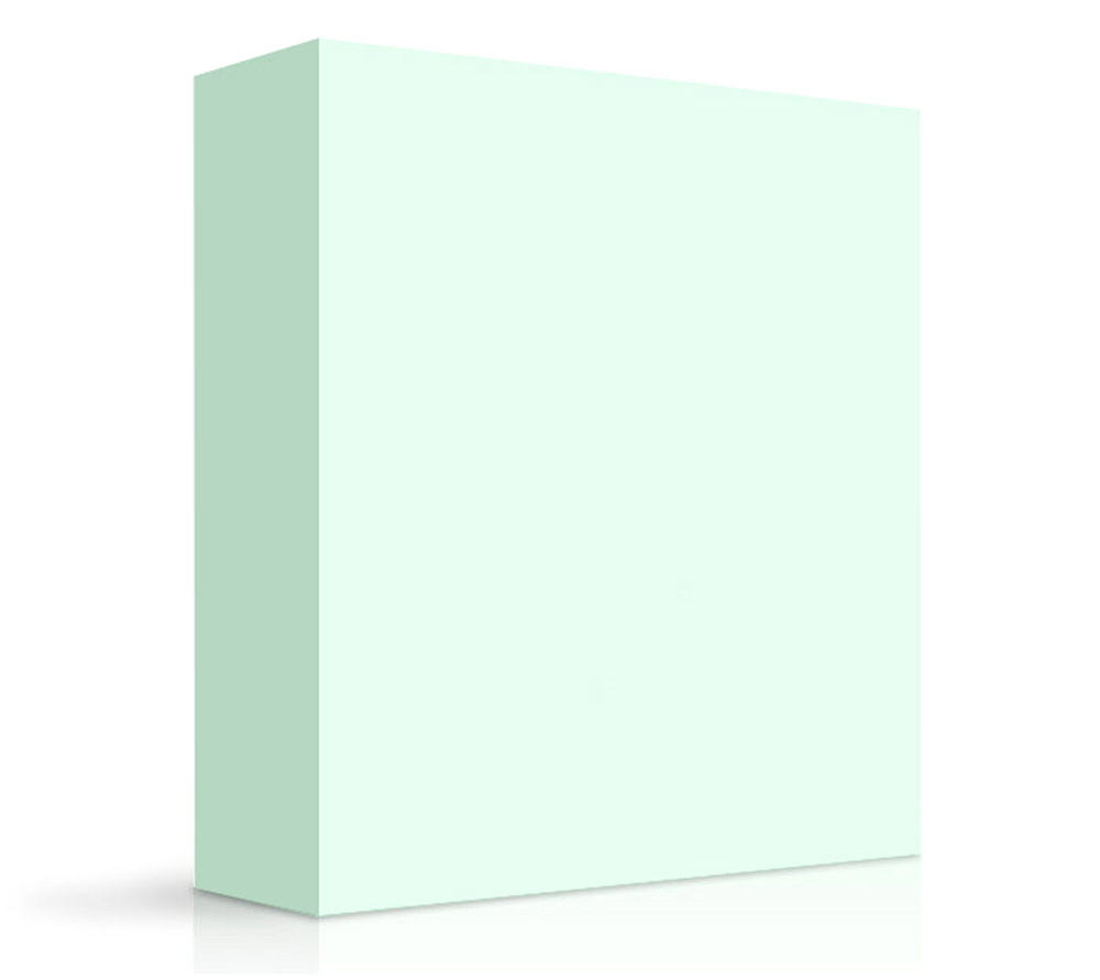 MEGANITE SOLID SURFACE 100% ACRYLIC AQUA GLOW