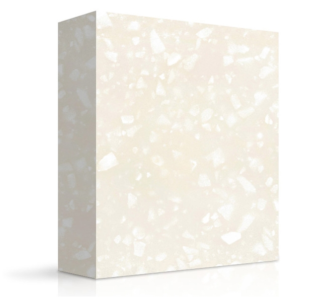 MEGANITE SOLID SURFACE 100% ACRYLIC WHITE CRYSTAL