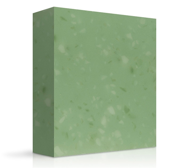 MEGANITE SOLID SURFACE ACRYLIC GREEN ICE