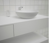 LAVABO RENTAMANS SOLID SURFACE 100% ACRYLIC