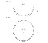 LAVABO RENTAMANS SOLID SURFACE 100% ACRYLIC