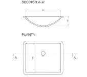 LAVABO RENTAMANS SOLID SURFACE 100% ACRYLIC