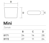 POMO MUEBLE MINI 817