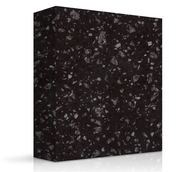 MEGANITE SOLID SURFACE 100% ACRYLIC RAVEN