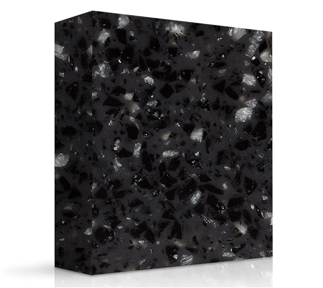 ACRYLIC SOLID SURFACE MEGANITE MIDNIGHT GEMSTONE