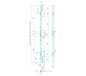 CERRADURA 3P EZCURRA 2000B/3 C/CILINDRO C/LARGO