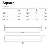 AGAFADOR MOBLE SQUARE 747