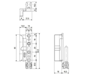 BISAGRA INFERIOR ARTECH MARCO AIRE 4 S15 DERECHA