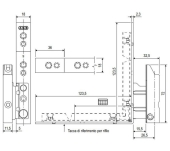 BISAGRA INFERIOR ARTECH HOJA A4/12 S18 EE9 DCHA