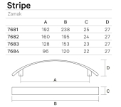 AGAFADOR MOBLE STRIPE 768