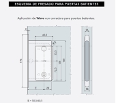 MANILLA BATIENTE AGB WAVE PASO