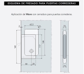 MANILLA CORREDERA AGB WAVE PASO