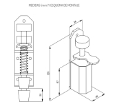 RETENIDOR PORTA ALMA 805