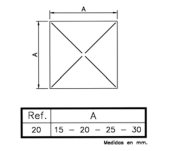 CLAU PORTA PIRÀMIDE RÚSTIC