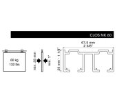 PERFIL GUÍA KLEIN CLOS NK-60