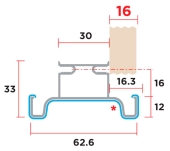 PERFIL GOLA VERTICAL INTERMIG