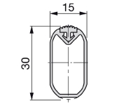 TUB ARMARI D'ALUMINI AMB GOMA SILK