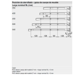 JOC GUIES AMB LATERAL METABOX BLUM 320K4500C