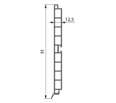 ZÓCALO PLASLINE PLÁSTICO Y ALUMINIO