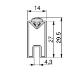 BARRA RECTANGULAR ARMARI ZERO