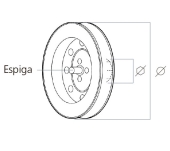 DISC PERSIANA EIX OCTOGONAL