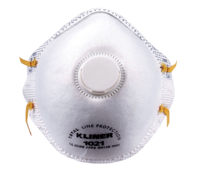 MASCARILLA FFP2 CON VÁLVULA 3L KLINER 1021