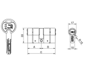 CILINDRO SEGURIDAD MCM SCXDE PLUS