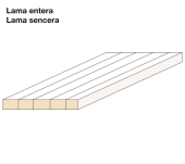 TABLERO DE MADERA ALISTONADO ROBLE LAMA ENTERA