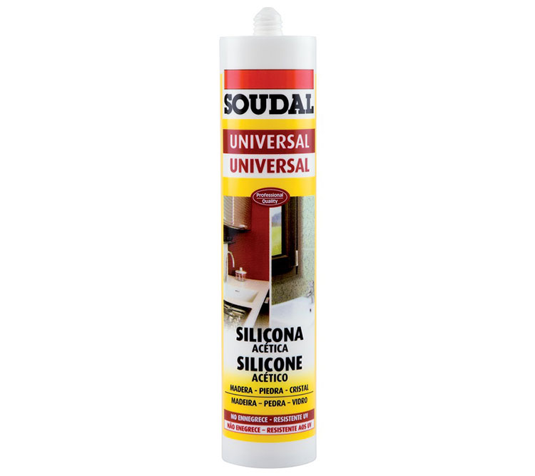 SILICONA UNIVERSAL ACÉTICA SOUDAL