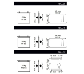 PERFIL SUP/INF KLEIN ROLL 25/45 I SUPERIOR ROLL 52