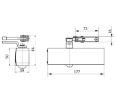 CIERRAPUERTAS GEZE TS 1500 CON BRAZO SIN RETENEDOR