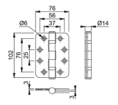 FRONTISSA RODAMENT A BOLES HOPPE AR8180 (2UN)