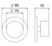 POMO PUERTA ENTRADA JANDEL EQ1085