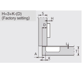 BISAGRA DTC PIVOT-PRO CLIP FRENO ACODADA