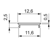 PERFIL DIFUSOR LLUMS LED LYNX W