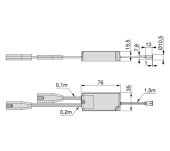 SENSOR LED POINT DOOR SIMPLE (PROXIMIDAD) 240V