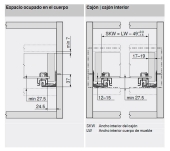 JOC GUIES TANDEM SP/19 BLUMOTION 560F2500B