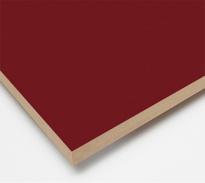 MELAMINA MDF PERFECTSENSE ROJO GRANATE LACADO MATE