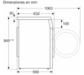 LAVADORA BOSCH WUU28T8XES CLASE A