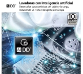 LAVADORA LG F4WR6010A1W CLASE A