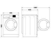 LAVADORA WHIRLPOOL FFB 10469 BV SPT CLASE A