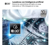 LAVADORA LG F4WR5011A6F CLASE A