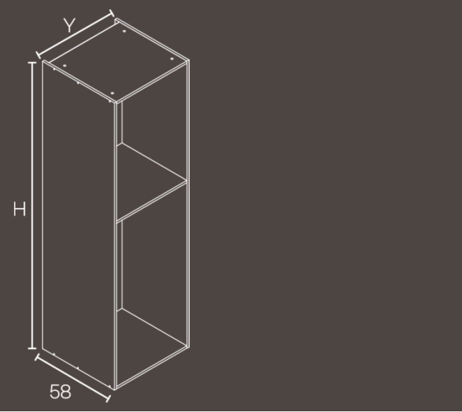 COLUMNA MAX HIDRÓFUGA DESPENSA GRIS GU