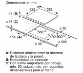 ENCIMERA VITROCERÁMICA BALAY 3EB715LR 3 ZONAS